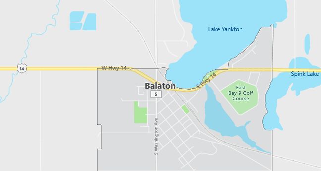 Map of Balaton, MN