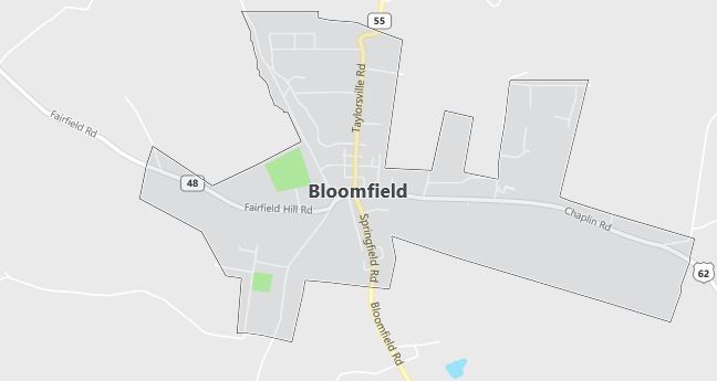Map of Bloomfield, KY