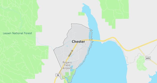 Map of Chester, CA