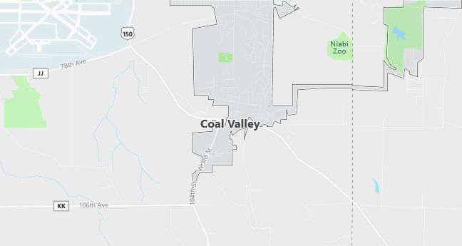 Map of Coal Valley, IL