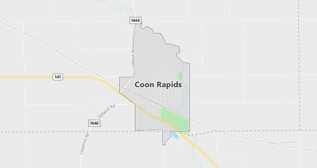 Map of Coon Rapids, IA
