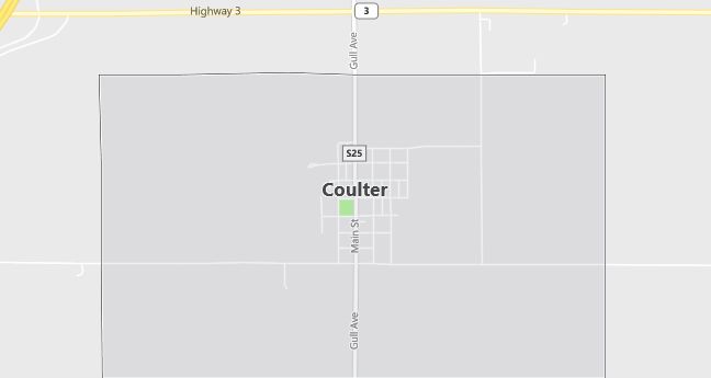 Map of Coulter, IA