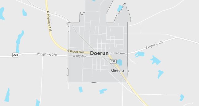 Map of Doerun, GA