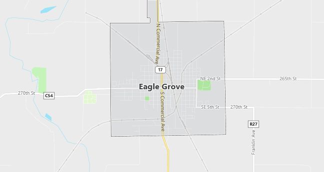 Map of Eagle Grove, IA