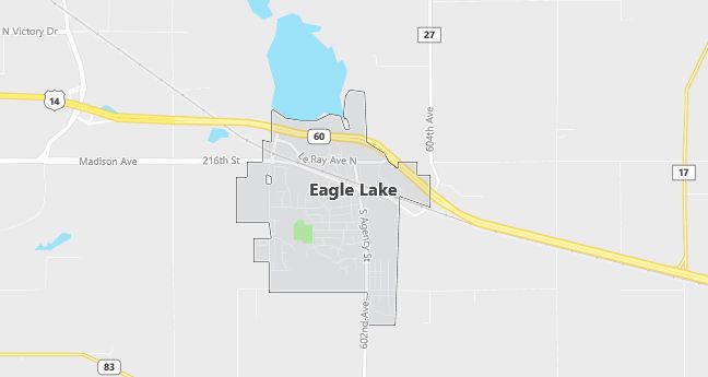 Map of Eagle Lake, MN