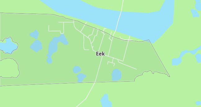Map of Eek, AK