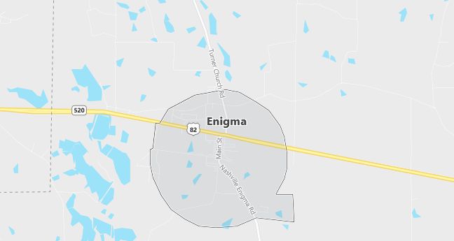 Map of Enigma, GA
