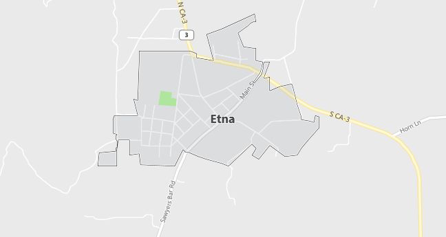 Map of Etna, CA