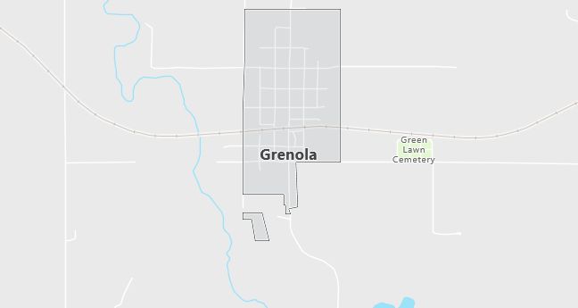 Map of Grenola, KS