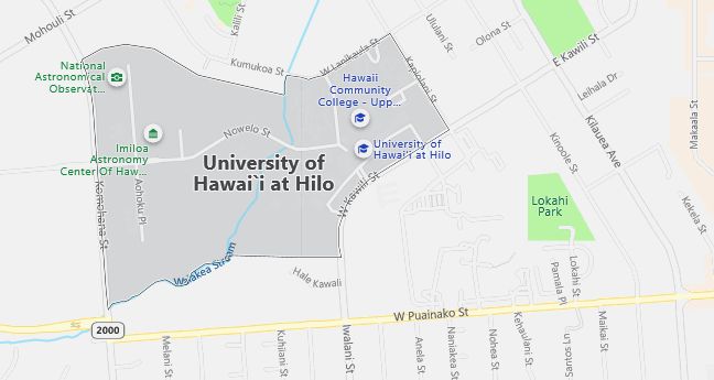 Map of Hawi, HI