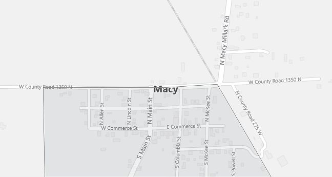 Map of Macy, IN