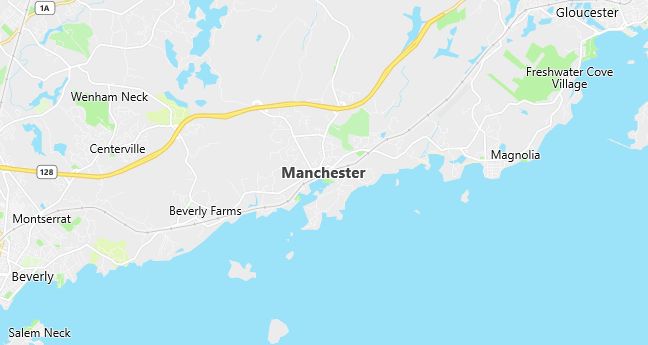Map of Manchester, MA