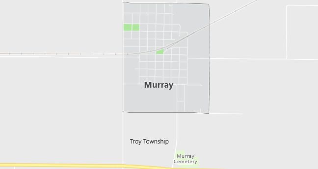 Map of Murray, IA