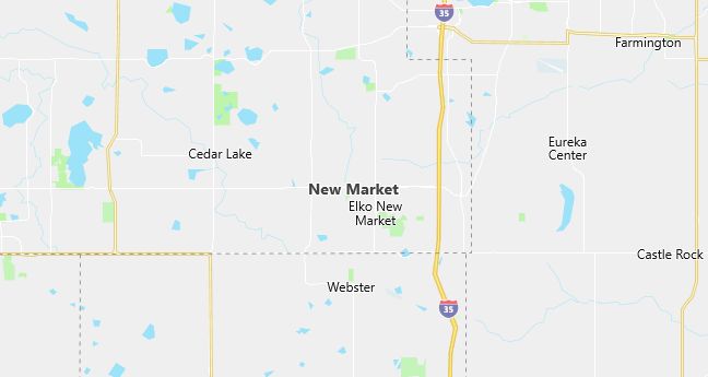 Map of New Market, MN