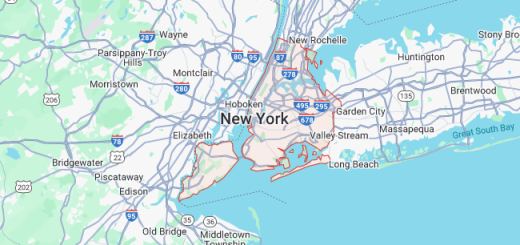 Map of New York City, New York