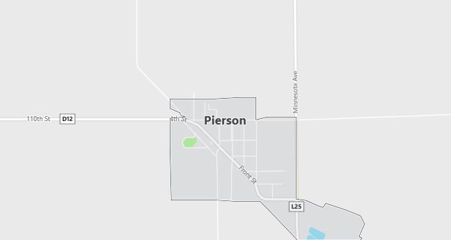 Map of Pierson, IA