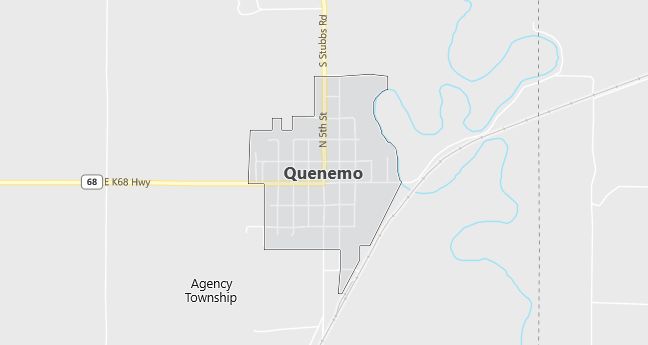 Map of Quenemo, KS