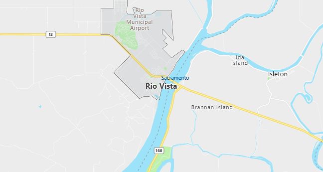 Map of Rio Vista, CA