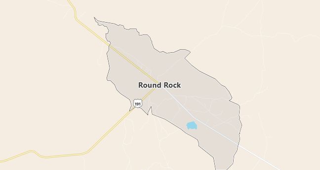Map of Round Rock, AZ