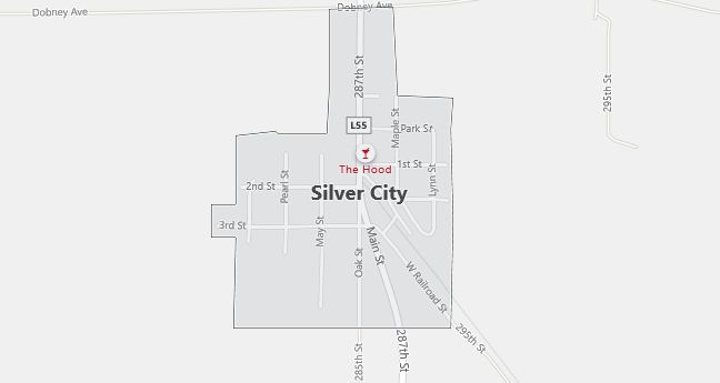 Map of Silver City, IA