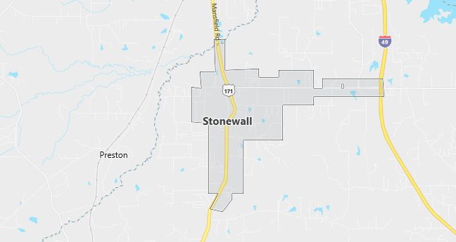 Map of Stonewall, LA