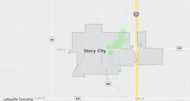 Map of Story City, IA