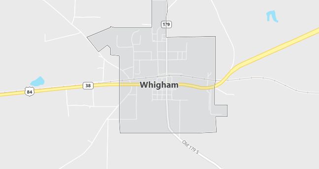Map of Whigham, GA
