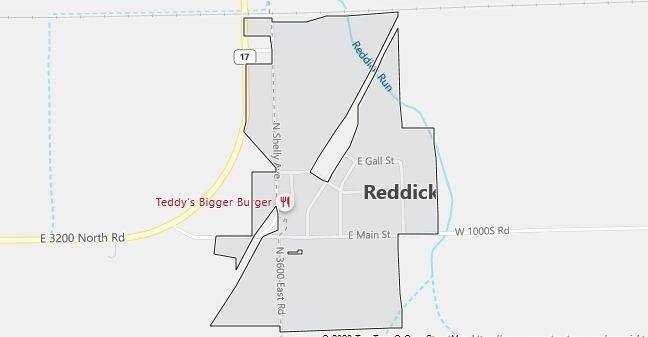 Map of Reddick, IL